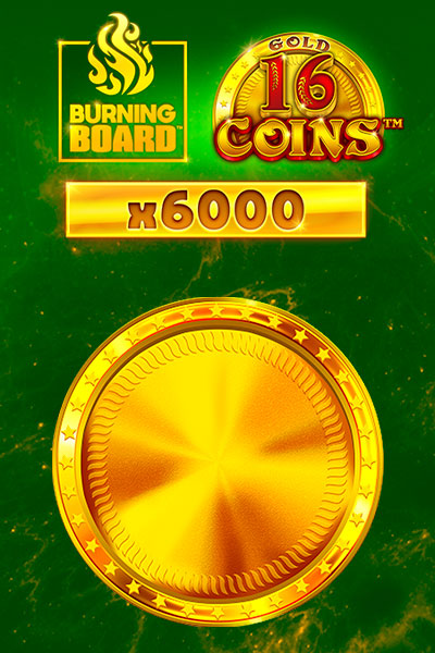 16 Coins Gold Burning Board Scratchcard